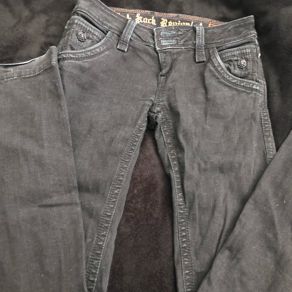 EUC Rock Revival Elizabeth Wide Leg size 27 - Picture 3 of 9